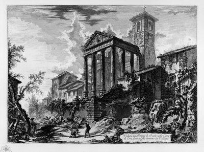 View of the Temple of Hercules in the City of Cora, Ten Miles from Velletri by Giovanni Battista Piranesi